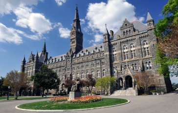 Le très sobre Healy Hall de Georgetown University